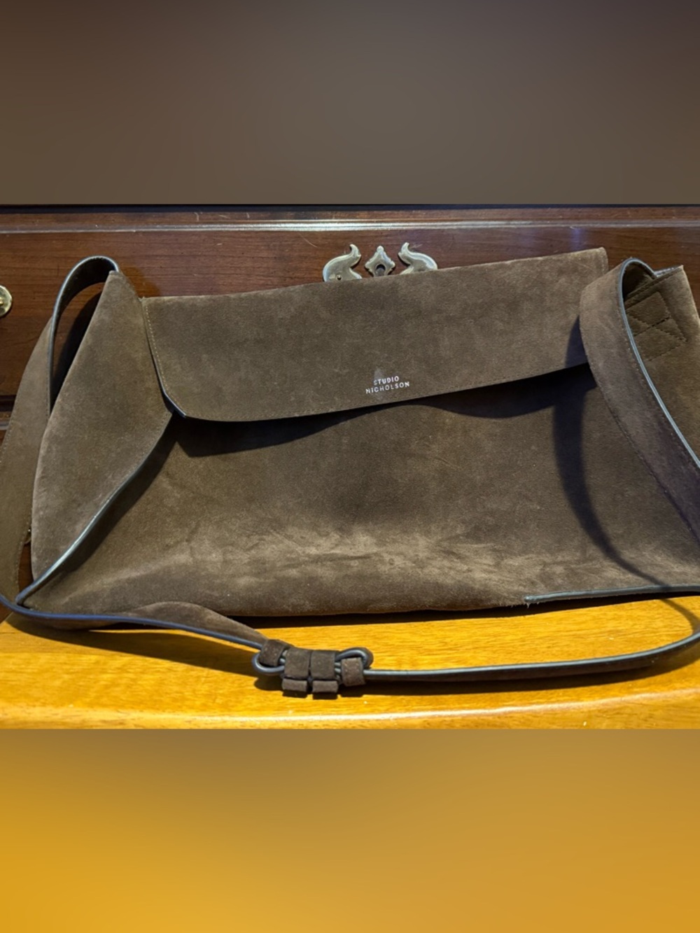 St. Nicholson Shiboru Suede Bag